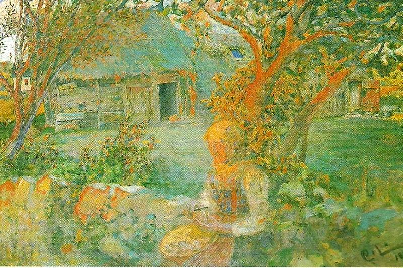 Carl Larsson de sista solstralarna